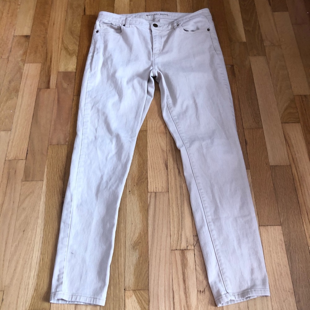 Michael Kors Light Khaki Skinny Pants
